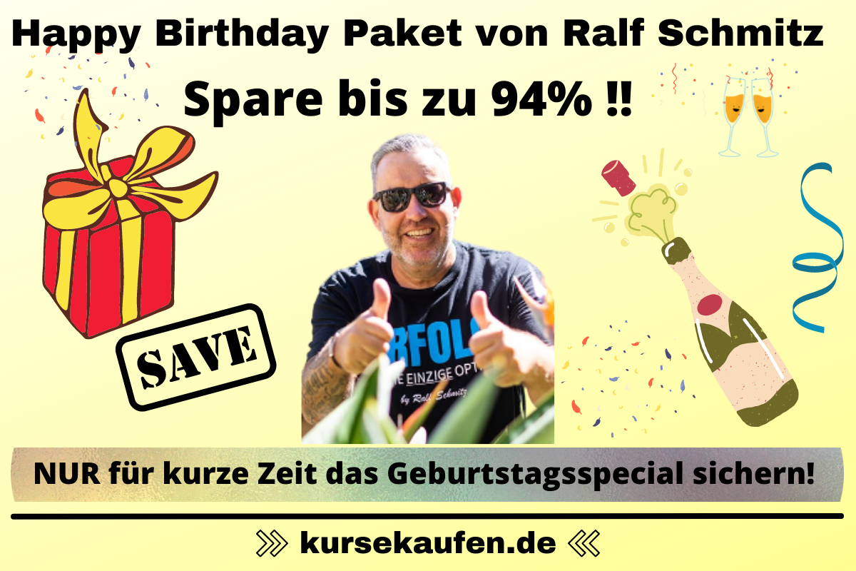 Ralf Schmitz Geburtstagsspecial Angebot