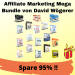 Affiliate Marketing Mega Bundle - David Wögerer 22 extrem professionelle Online Kurse mit Schritt für Schritt Anleitungen