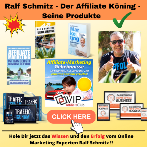 Ralf Schmitz - Affiliate König Produkte. Onlinemarketing Experte
