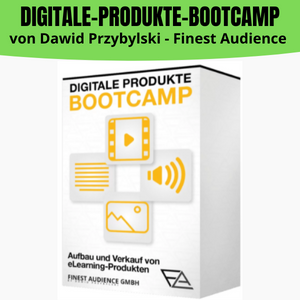Digitale Produkte Bootcamp von Dawid Przybylski. Erstelle Anleitungen in Videoform, Audioform, oder Textform