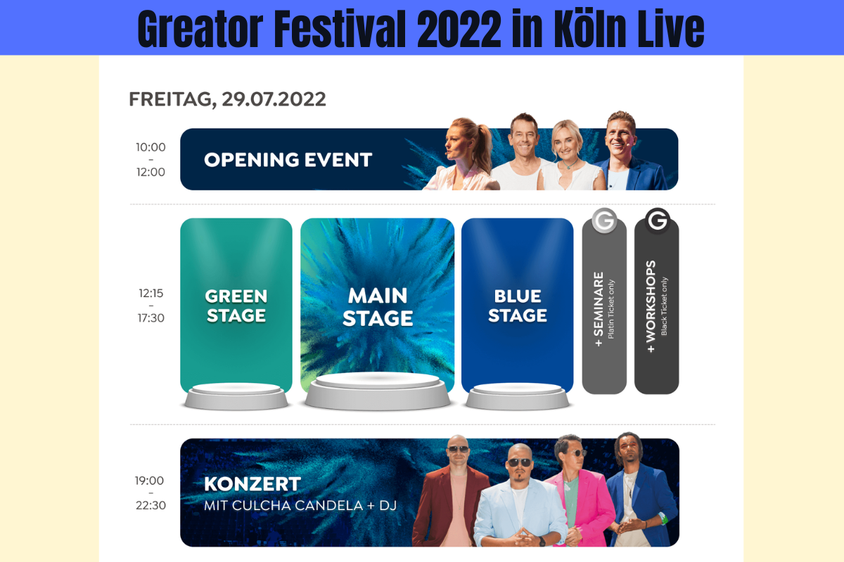 Greator Festival 2022 in Köln Live - Freitag