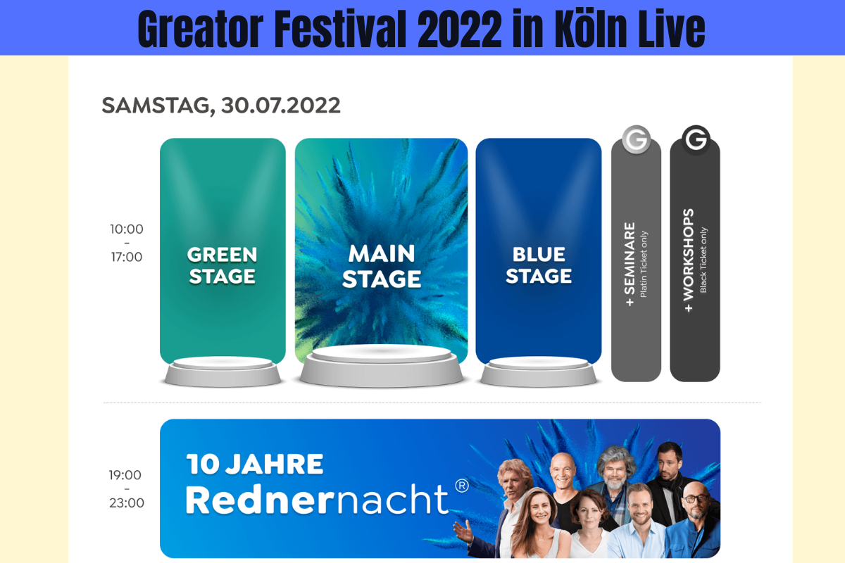 Greator Festival 2022 in Köln Live - Samstag