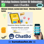 WhatsApp Business System von ChatBo. Minimaler Aufwand, maximal mehr Umsatz mit dem WhatsApp Business System
