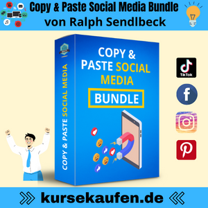 Copy & Paste Social Media Bundle von Ralph Sendlbeck. 35 exklusive Social Media Vorlagen zum direkten Kopieren für Deine Social Media Kanäle