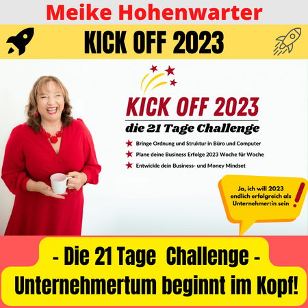 Meike Hohenwarter - Kick Off 2023 - die 21 Tage Challenge