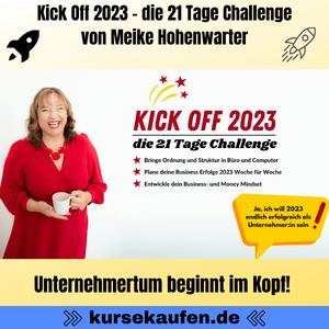Kick Off 2023 - die 21 Tage Challenge von Meike Hohenwarter