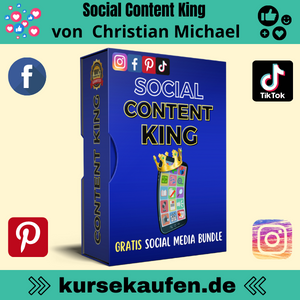 Social Content King von Christian Michael. 70 Ultrastarke Social Media Vorlagen. Für alle Social Media Kanäle gedacht!