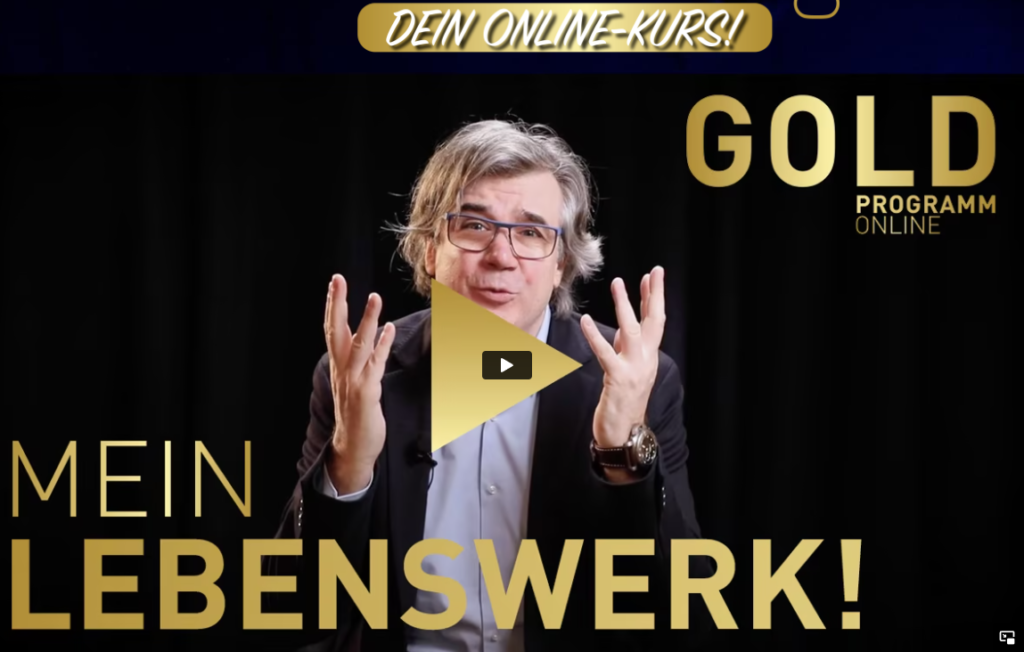 Gold Programm Online Kurs von Hermann Scherer