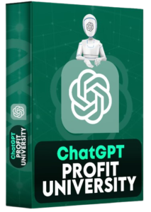 ChatGPT Profit University - The Solution Lukas Götz Erfahre in diesem Onlinekurs alles über die Künstliche Intelligenz ChatGPT und baue Dir ein eigenes Online Business auf