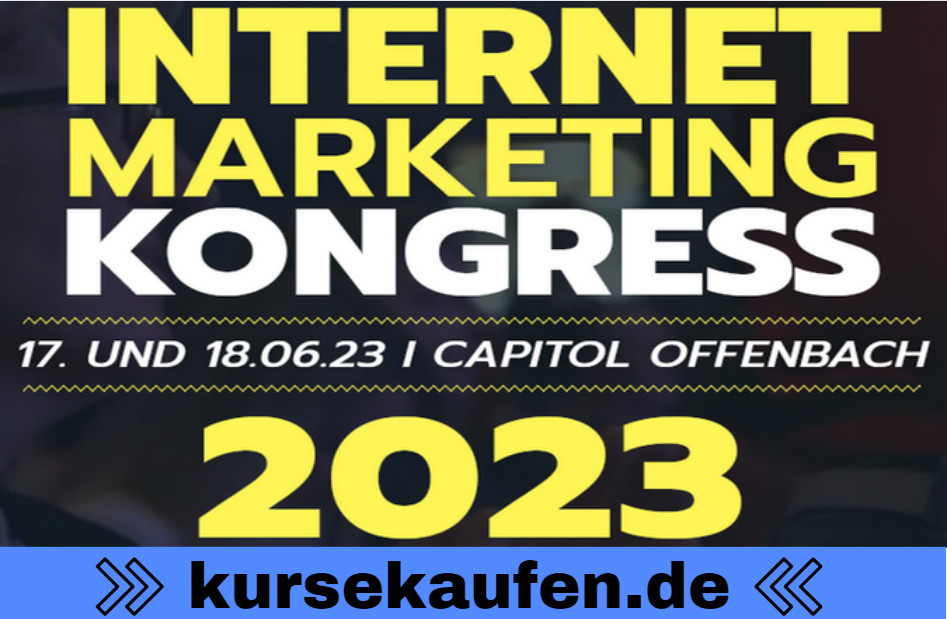 Internet Marketing Kongress 2023 Offenbach. Erlebe das Event Live Vorort im Capitol Offenbach. Besuche das Online-Marketing-Event des Jahres