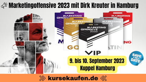Die Marketingoffensive von Dirk Kreuter ist das wichtigste Marketing-Event in 2023 Live in der Kuppel Hamburg