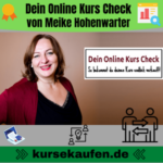 Dein Online Kurs Check von Meike Hohenwarter. Im Online Kurs Check wird aufgedeckt, warum sich dein Kurs bisher noch nicht gut verkauft hat
