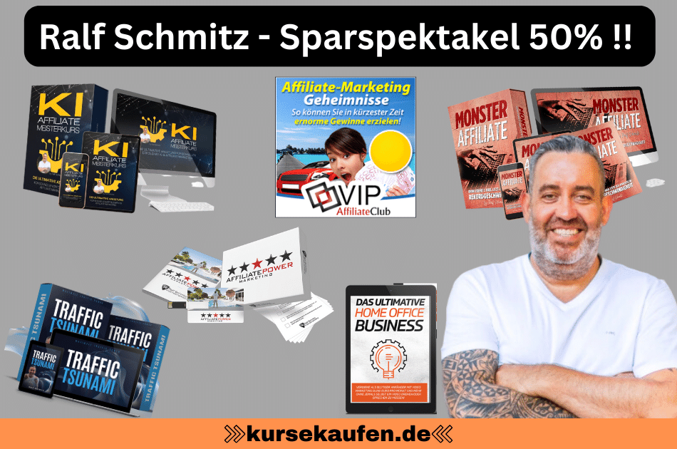 Ralf Schmitz Affiliate Produkte Sparspektakel - Die Top Produkte vom Affiliate König Ralf Schmitz