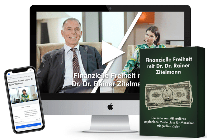 Entdecke in der Masterclass Finanzielle Freiheit von Rainer Zitelmann, wie du finanzielle Freiheit und persönlichen Erfolg erreichen kannst. Lern von einem anerkannten Experten und verwandel dein Leben