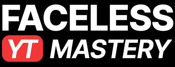 Faceless Youtube Mastery von Tommy Seewald und Mike Hager. Zu sehen ist das Logo von der YouTube Strategie