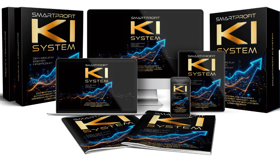 Automatisiere dein Coaching-Business mit dem Smart Profit KI System von den Salesangels – planbare Umsätze, ohne Verkaufsgespräche & Social Media! Auf dem Foto ist das Produkt als Box zu sehen