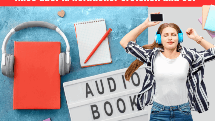 KI Hörbücher erstellen und Audible und Spotify für Selfpublisher nutzen. Auf em Foto ist eine Frau die ein Hörbuch hört zu sehen