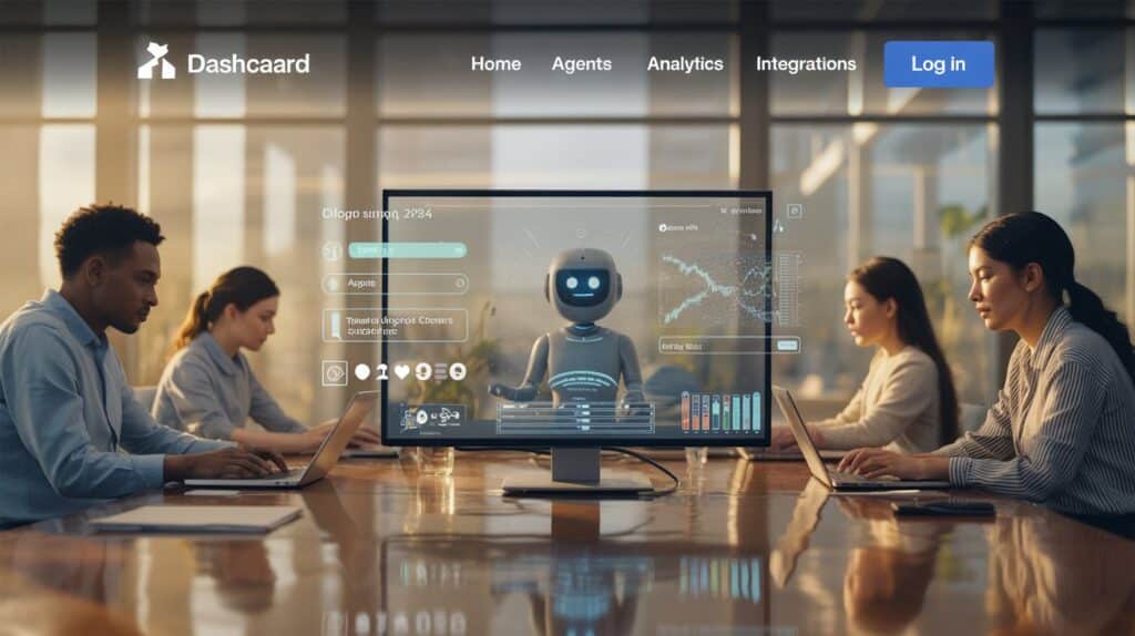 KI-Agenten erklärt - Chatbots - Auf dem Foto ist ein KI-Agent Chatbot zu sehen