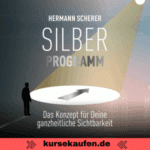 Silber Programm von Hermann Scherer 24 Das Silber Programm von Hermann Scherer bringt Dich aus Unsichtbarkeit zu klarer Positionierung, Bühne und echter Marktpräsenz, inkl. Community, KI und Siegel. Zu sehen ist das Logo vom Silber Programm