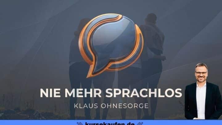 Nie mehr sprachlos von Klaus Ohnesorge, Jugendseminar für Kommunikation und Selbstbewusstsein