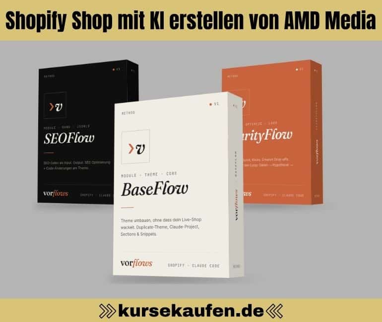 Vorflows - Shopify KI System mit Claude Code von AMD Media 4 Vorflows - Shopify KI System mit Claude Code von AMD Media. Vorflows hilft Dir, Deinen Shopify Shop mit KI zu erstellen, zu optimieren und App Kosten durch smarte Theme Workflows zu reduzieren.