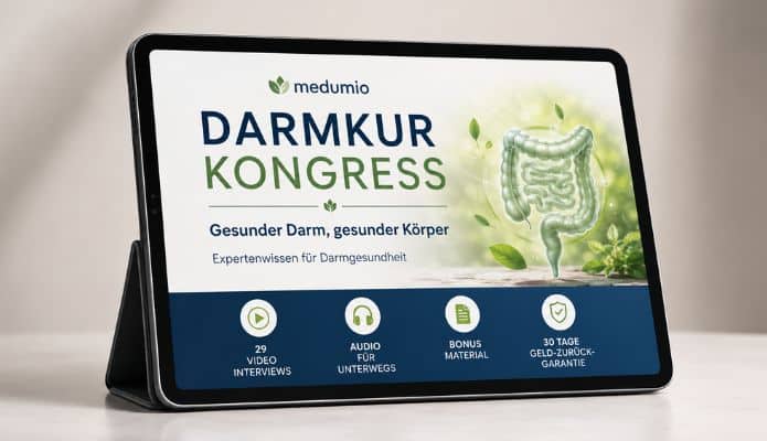 Darmkur Kongress von Medumio 3 Entdecke den Darmkur Kongress von Medumio mit 29 Experteninterviews, Audio Downloads, Bonusmaterial und Wissen für Deine Darmgesundheit.