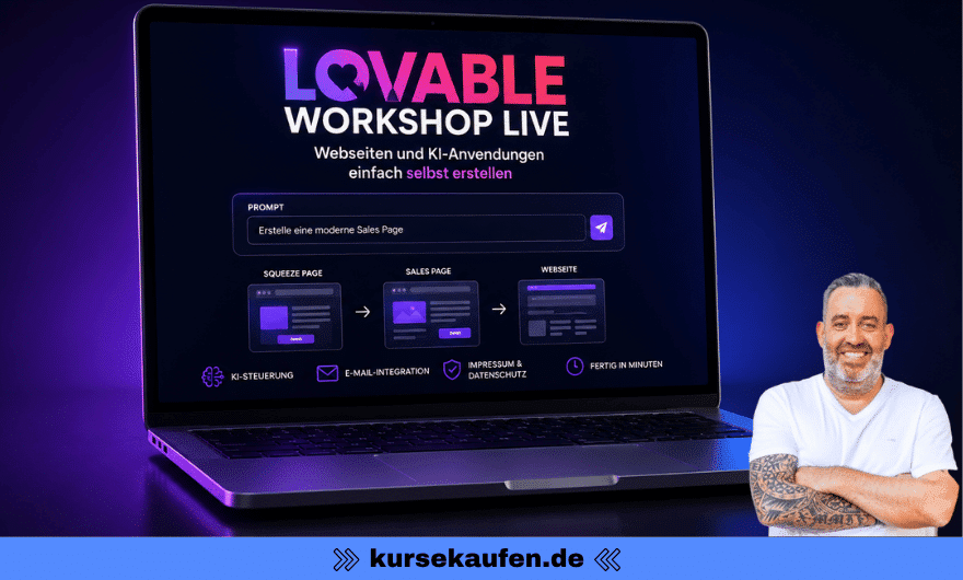Lovable Workshop mit Ralf Schmitz Live - Webseiten und KI-Anwendungen einfach selbst erstellen 2 Lovable Workshop Live mit Ralf Schmitz