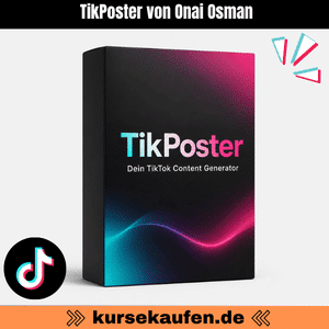 TikPoster von Onai Osman. Zu sehen ist das Produkt als 3D Box