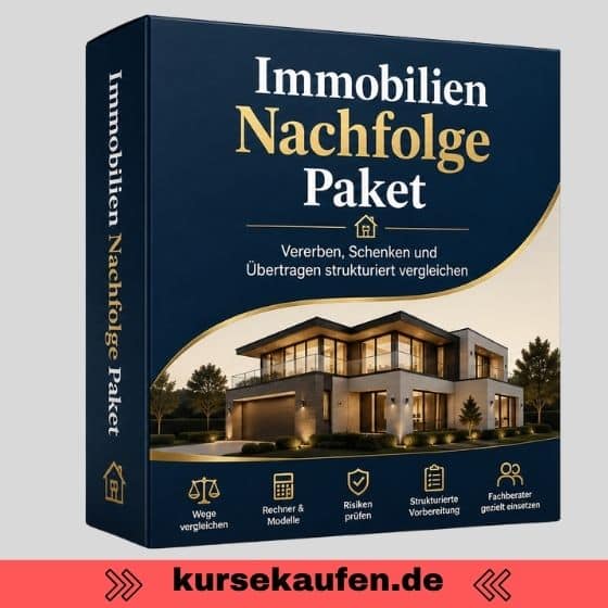 Immobilie vererben oder verschenken? Das Immobilien-Nachfolge-Paket von Eric Promm 4 Immobilien-Nachfolge-Paket von Eric Promm. Das Produkt wird dargestellt