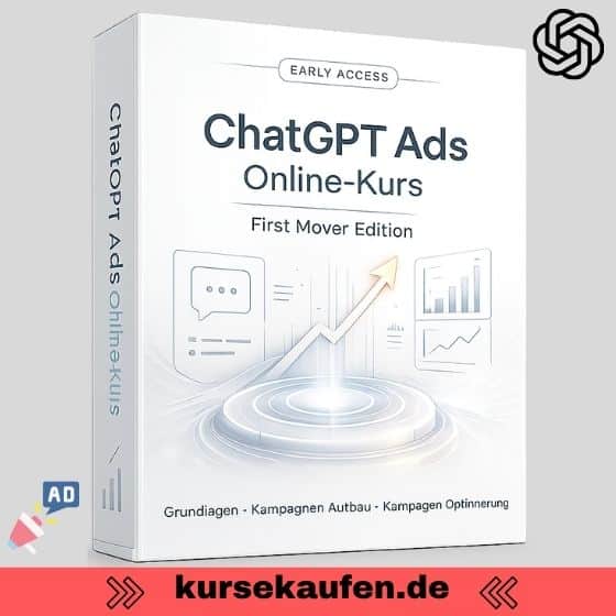 ChatGPT Ads Online-Kurs von Pascal Schildknecht 3 ChatGPT Ads Online-Kurs von Pascal Schildknecht. ChatGPT Ads Online-Kurs von Pascal Schildknecht. Zu sehen ist das Produkt als 3D-Box. Einfach ChatGPT Werbung erlernen.